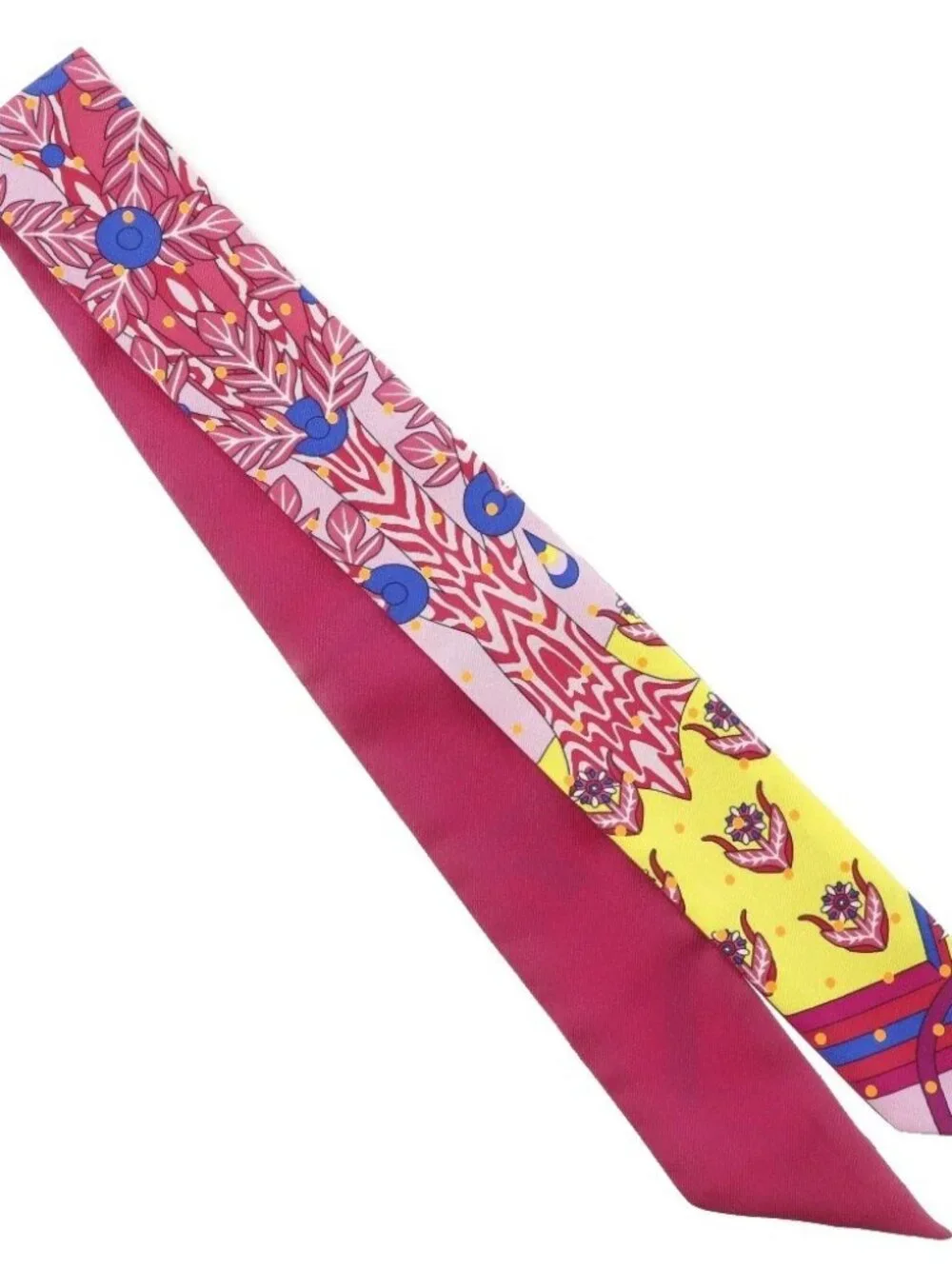 HERMES Twilly scarf Plume Tea silk Women